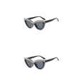 thumbnail image 1 of Sonducket 1 par de gafas de mujer con montura de PC, lentes de resina, reemplazo decorativo de cristal y elegante, adorno para gafas de Type1 NO1, 1 of 6