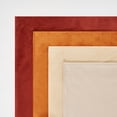 thumbnail image 5 of Topfinel Orange White Decorative Throw Pillow Covers for Sofa,Velvet Cushion Case for Couch Living Room Decor-Square Pillows,Set of 4,16x16 Inch, 5 of 7