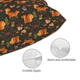 thumbnail image 3 of Fuzoiu Festive Squirrels Dark Forest Print Pillow Case with Hidden Zipper,Pillow Covers,Soft and Comfortable Pillowcase-14"x20", 3 of 6