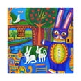 thumbnail image 1 of Rabbit in Meadowswept Landscape - Canvas, 1 of 10