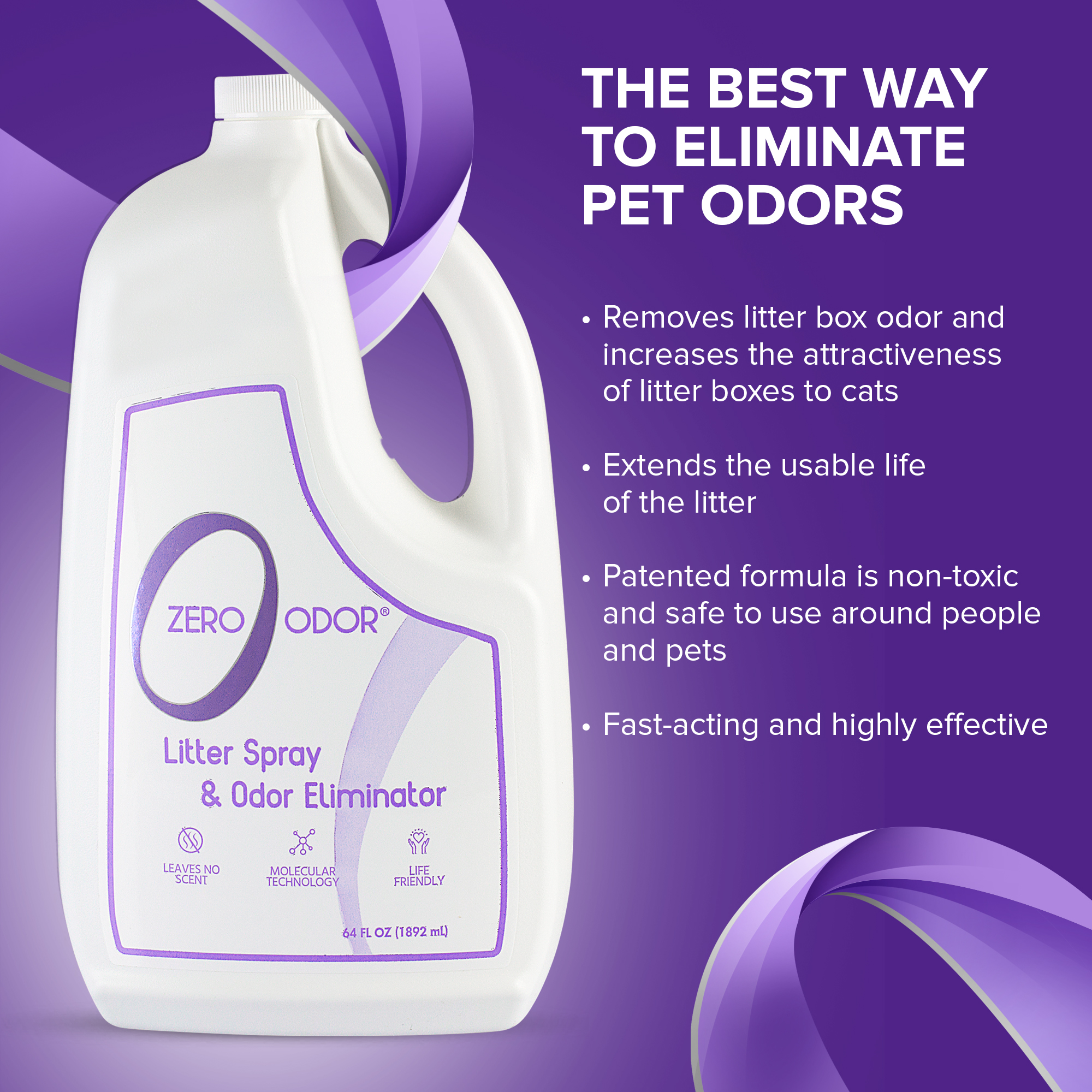 zero odor litter box odor eliminator