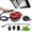 red, variant on 2500w Handheld High-Temperature Pressurized Steam Cleaner, Vapor Machine Car Cleaner, 6-Level High Pressure Steam Gun, for Kitchen Bathroom Grout Tile & Home Use (Red)