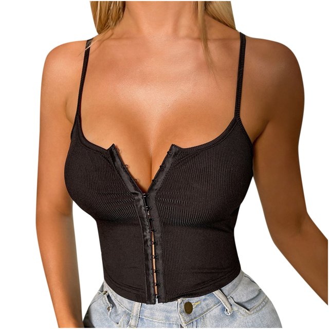 Chaqueta de punto sólido a la moda para mujer, lencería Sexy, pijama, chaleco Fridja hkj1944