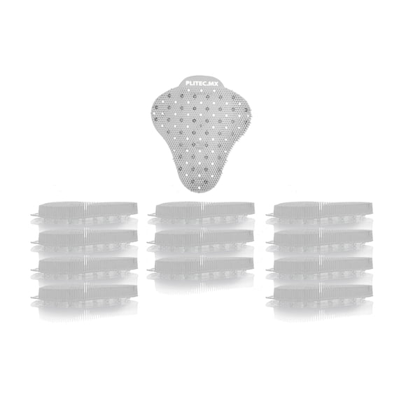 PLITEC Tapete Aromatizante para Mingitorio Seco Ecologico Antibacterial Biodegradable 60 Días Frutas Tropicales