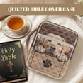 thumbnail image 7 of FOR U DESIGNS Golden Retriever Pattern Bible Cover for Women Large Capacity Carrying Organizer Bag Quilted Bible Holder Case Bible Bag Christian Bible Accessories, 7 of 7