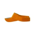 thumbnail image 2 of Solid Adjustable Sports Visor, Orange, 2 of 2