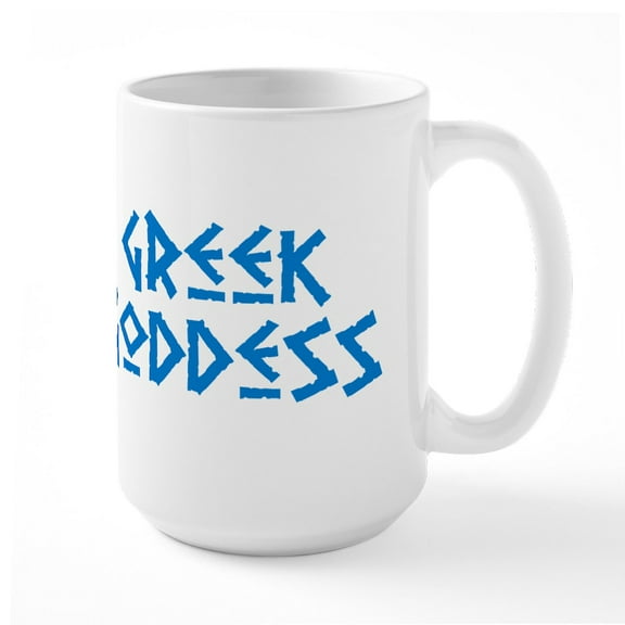CafePress - Greek Goddess Large Mug - 15 oz Ceramic Large White Novelty Mug