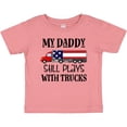 thumbnail image 3 of Inktastic Daddy Plays with Trucks Boys or Girls Baby T-Shirt, 3 of 5