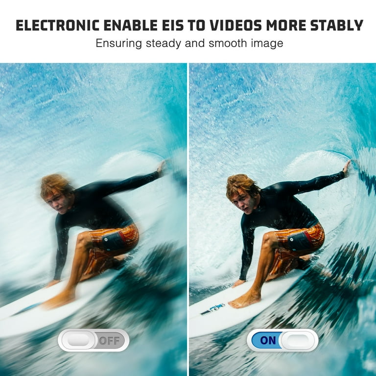 VILINICE FS01A Action Camera with 4K+1080P Resolution, 24 MP, Waterproof Case (New)