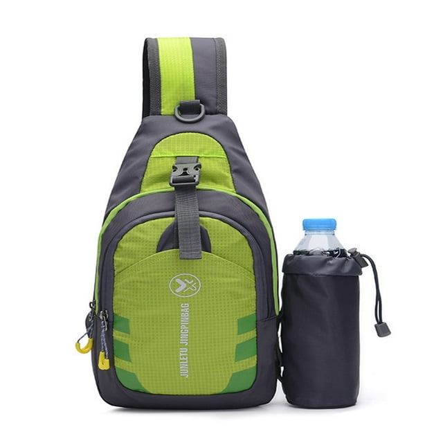Unisex Nylon Sling Bag Backpack Crossbody Shoulder Chest Cycle Travel