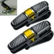 thumbnail image 1 of Paquete de 2 clips para anteojos para parasol de coche, organizadores de soportes automotrices para anteojos de sol, tarjeta de boleto, negro + dorado JFHHH pequeña, 1 of 4