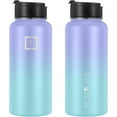 thumbnail image 2 of Iron Flask Sports Water Bottle - 3 Lids - 32 oz - Cotton Candy, 2 of 9