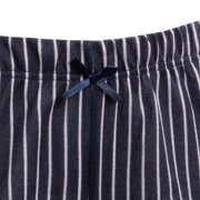 Isaac Mizrahi Long Sleeve Stripe Pajama Set (Navy, Medium)
