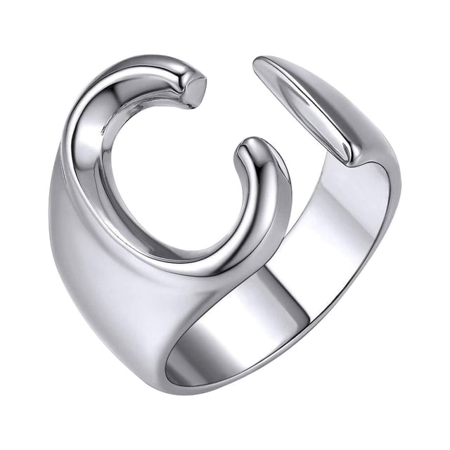 Xihbxyly Joyería de Moda para Mujer con 26 Letras Abiertas