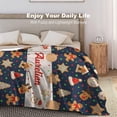 thumbnail image 3 of Custom Christmas Name Blanket for Kids Adults, Personalized Merry Christmas Elk Christmas Tree Fleece Throw Blankets, Christmas Customized Gifts for Family Friends Mom Dad Grandma Grandpa, 3 of 6