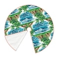 thumbnail image 2 of KLL Hawaii Palms Christmas Tree Skirt 36" ,Party Decorations Farmhouse for Christmas Decorations Holiday Party, 2 of 6