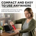 thumbnail image 6 of THERABAND FlexBar Resistance Bar, Light, Red Flex Therapy Bar for Physical Therapy, Wrist & Forearm Exercise Equipment, Non Slip Grip, Compact Design, 6 of 10