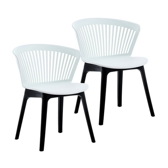 Porthos Home Nova Stackable Dining Chairs, Overall Plastic (Set Of 2)