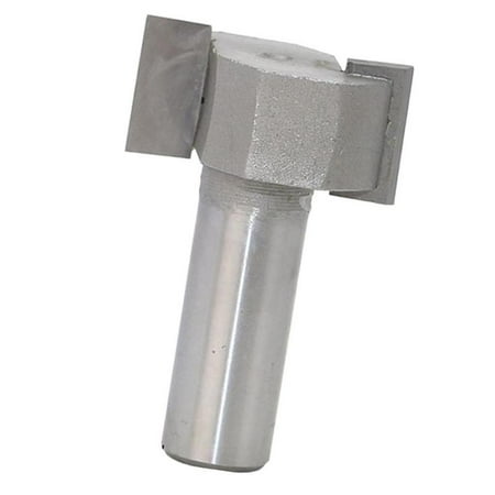 

Woodworking Double Flute T Slot Slotting Router Bit Cutting Tool 18