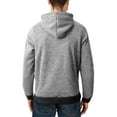 thumbnail image 2 of Ma Croix Men's Standard Premium Classic Comfort Marled Fleece Pullover Hooded Sweatshirt, 2 of 6