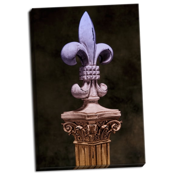 Gango Home Decor Fleur de Lis I by C. Thomas McNemar (Ready to Hang); One 24x36in Hand-Stretched Canvas