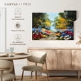 thumbnail image 5 of Elephant Stock Flower Garden Wall Art - Horizontal Canvas Wall Art - Living Room Wall Decor - Hobbies And Lifestyle Canvas - Green And Beige Decor - 12" x 8", 5 of 8