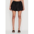 thumbnail image 4 of Womens Trendy High Waisted Mini Bubble Hem Skort, 4 of 6