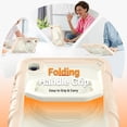 thumbnail image 2 of for Samsung Galaxy Tab A9 Case 8.7 inch, 360 Rotating Shockproof Cover with Stand, Handle, Shoulder Strap (2023, SM-X110/X115/X117), Cream Rose Gold, 2 of 7