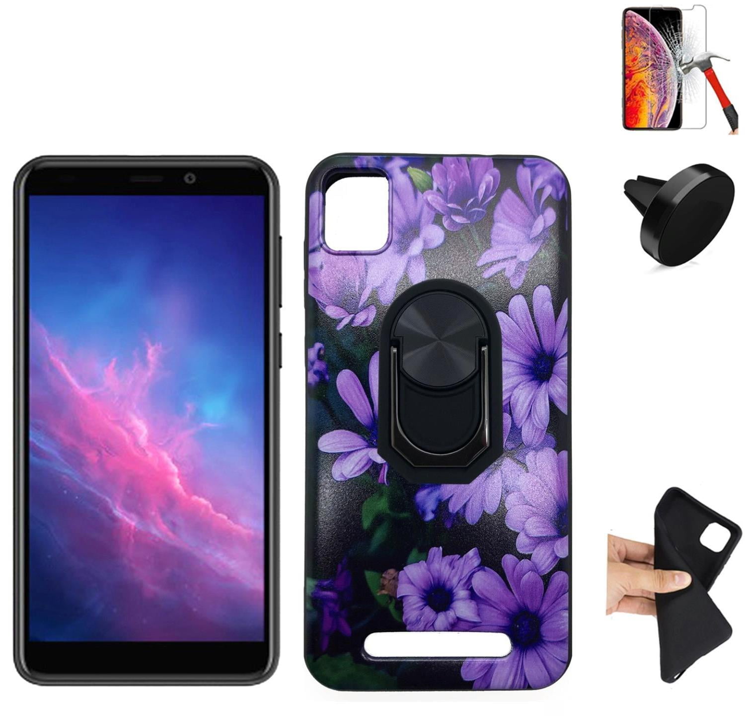 For Cloud Mobile Stratus C7 Case with Screen Protector, Phone Stand