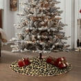 thumbnail image 6 of Bingfone Christmas Tree Skirt Mat Christmas Decoration Interior 48"-Leopard Print, 6 of 8