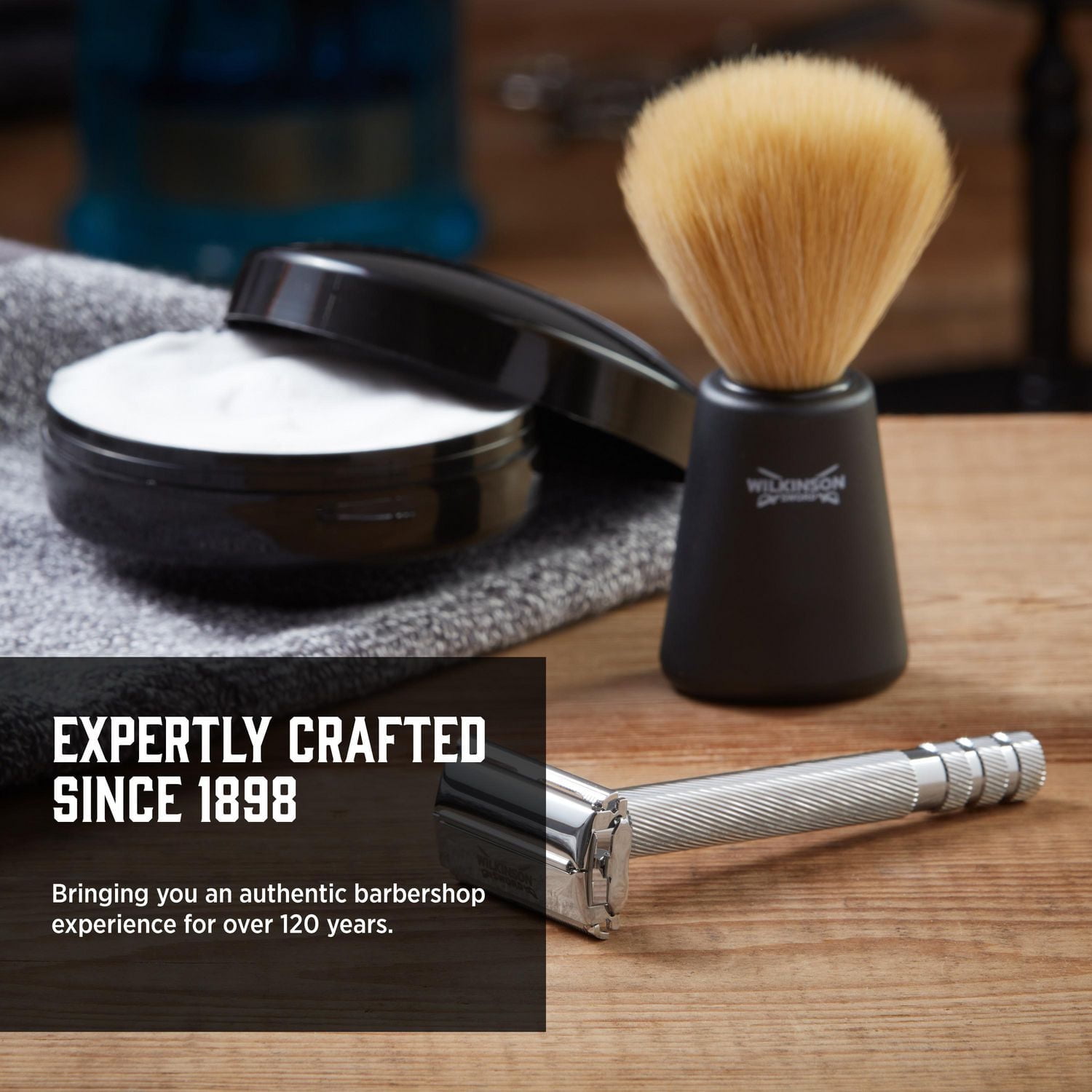 Savon à raser en bol pour rasage à l’ancienne de marque Wilkinson Sword 125 g