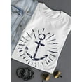 thumbnail image 3 of Anchor Logo Vintage Style T-Shirt Women -Image by Shutterstock, Female x-Large, 3 of 4