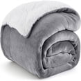 thumbnail image 5 of Fleece Throw Blanket for Couch White - King (108" x 90"), 5 of 5