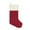 Blank, variant on St. Nicholas Square Large Red Knit Monogram Stocking, 1.5 lbs