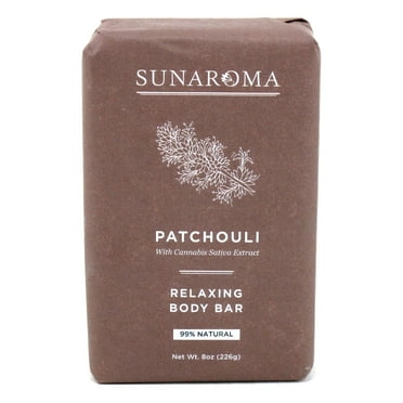 Sunaroma Soap Bar Patchouli 8oz (Pack of 3)