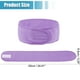 thumbnail image 3 of 4 diademas de spa, bandas de pelo suaves para mujer para lavado de cara, máscara facial de baño, yoga, morado claro, 3 of 7