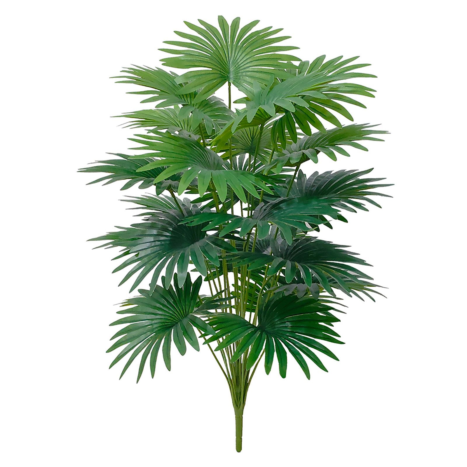 Artificial Areca Palm Tree Faux Plants 30 inch Artificial Plants Faux Fake Palm Tree Large Areca Palm Plants Tropical Leaf Greenery Family Office Indoor Outside Decor (Flowerpot not included) A5(84CM)