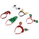 thumbnail image 5 of 6 diademas navideñas con diseño de árbol de Navidad, reno, copo de nieve, gorro de Papá Noel para fiestas navideñas., 5 of 14