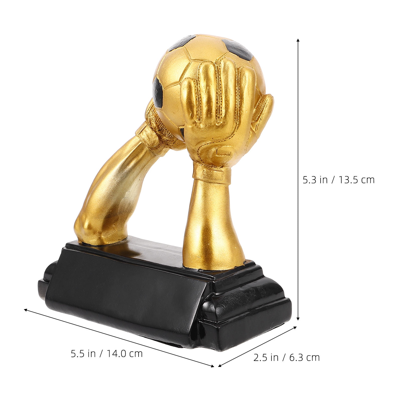 WHAMVOX Soccer Trophy Small Sports Trophies For Kids Awards Resin Award Trophy Award Participation Trophy Toy For Party Favors Rewards Props
