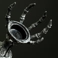thumbnail image 5 of YZEGDCH Halloween Decor Candle Holder Candle Stand Candlesticks Holders Ghost Claw Hand Resin Saved Restaurant Bar Cafe Halloween Decoration and Gifts(Silver), 5 of 8