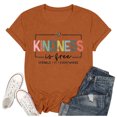 thumbnail image 5 of Kindness Graphic Tees for Women 2026 Summer Casual Short Sleeve Crewneck T Shirts, 5 of 5