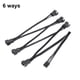 thumbnail image 4 of Adaptador Cable Del Conector Power Multi Splitter PWM Extensión Material Aislamiento PVC para CPU Computadora, 4 of 9