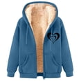 thumbnail image 3 of ZUBMGKTE Sweatshirt for Men Heavyweight Fleece Lined Full Zip Graphic Hooded Cardigan Regular Length Printed Streetwear Casual Open Front Sweatshirt Jacket S-3XL, 3 of 4