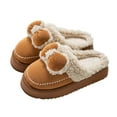 thumbnail image 2 of KANG Cozy Slippers For Winter Shoes With Bow And Design Warm Fleece Lined Indoor Outdoor Comfort, 2 of 4