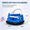 thumbnail image 5 of Ambifirner Electric Ride On Bumper Car Kids 12V for Toddlers, Bumping Toy Cars, DIY Sticker Baby Toy Gifts, Remote Control, Bluetooth, 360 Spin, 5 of 6