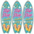 thumbnail image 2 of Ambiente playero SurfStoke 3Pzas 16x45cm Madera Tabla de Surf VentDepot, 2 of 5