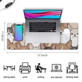 thumbnail image 5 of Long Mouse Pads for Desk,Corgi Crowd Desk Mats on Top Of Desks, Desk Mouse Pad Extra Large with 3mm Non-Slip Base and Stitched Edge for Gaming,Office,Work,Home 31.5"x11.8", 5 of 6