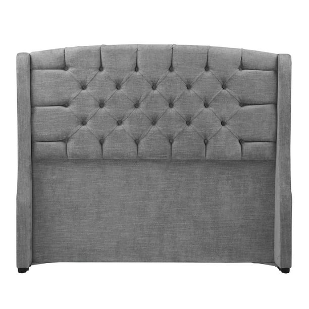 Cabecera Matrimonial Dicasa Sitka Gris Oscuro
