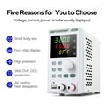 thumbnail image 2 of A-BF DC Regulated Power Supply 30V 10A Programmable Digital Laboratory Switching Power Bench Source Voltage Current Regulator ,Easy to Use, 2 of 6