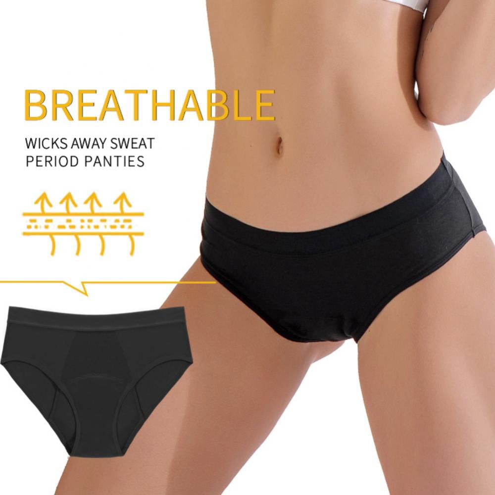  UltiUndies Bikini Lace Incontinence Underwear for Women - 2  Pack Reusable Leak Proof Panties with Light Absorbency - for Everyday Leak  Protection, Nude and Black - Small : Health & Household